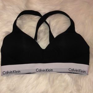 NWOT Calvin Klein Push Up Sports Bra